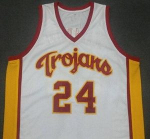 BRIAN SCALABRINE White Mamba USC Trojans College Basketball Jersey 