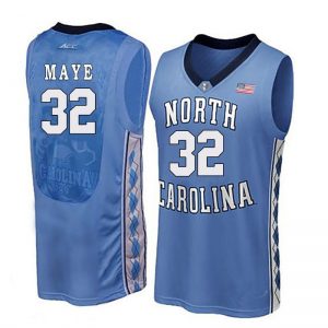 #32 Luke Maye North Carolina Tar Heels basketball jersey