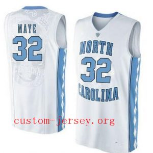 Luke Maye North Carolina Tar Heels basketball jersey