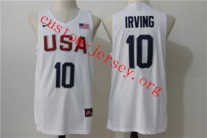 #10 kyrie irving 2016 USA basketball dream team jersey white