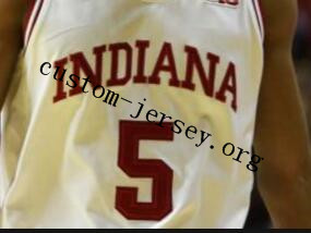 #5 troy williams indiana basketball jersey white,red