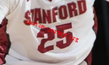 #25 rosco allen stanford basketball jersey white,black,red