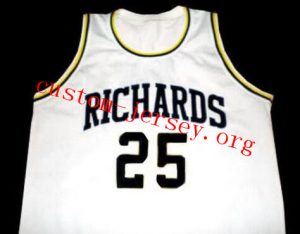 #25 DWYANE WADE RICHARDS High School JERSEY white