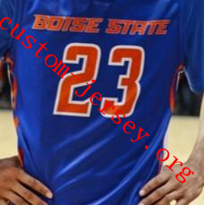 #23 james webb boise state basketball jersey blue,white