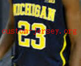 #23 caris levert michigan basketball jersey yellow,white,navy blue