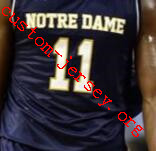 #11 demetrius jackson notre dame basketball jersey white, navy blue,green