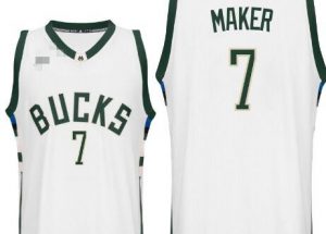 #7  Thon Maker basketball jersey green, white
