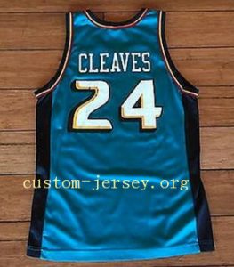 #24 Mateen Cleaves throwback jersey blue,red