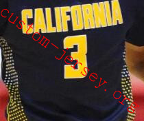 #3 tyrone wallace california basketball jersey navy blue,white, yellow