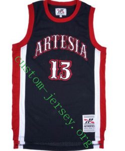 #13 James Harden Artesia HS HeadGear Jersey black