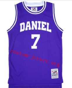 #7 Pistol Pete Maravich Daniel purple jersey