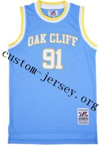 custom #91 Dennis Rodman Oak Cliff jersey