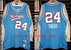 Reggie Theus Sacramento Kings jersey