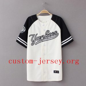 fashion MLB blank jersey