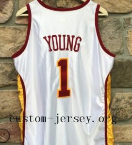 2005 Nick Young USC Trojans jersey white
