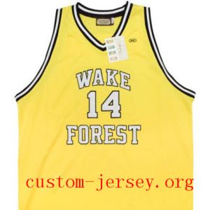 #14 Muggsy Bogues Wake Forest Custom College Basketball Jersey