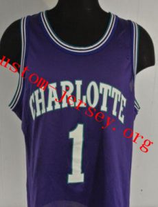 #1 MUGGSY BOGUES Charlotte Hornets Basketball jersey