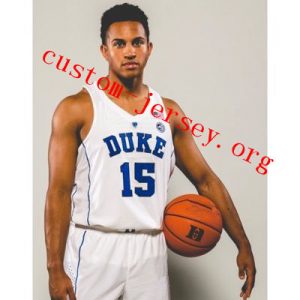#15 custom Frank Jackson duke basketball jersey blue,white,black
