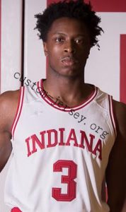 #3 og anunoby indiana basketball jersey red,white