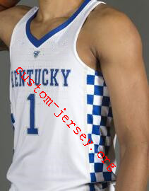 #1 Sacha Killeya-Jones Kentucky jersey blue,white