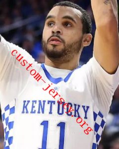 #11 Mychal Mulder Kentucky jersey blue,white