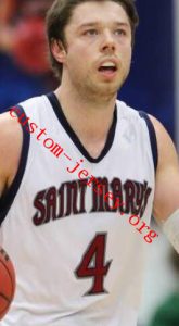 #4 Matt Dellavedova Saint Mary jersey navy blue,white