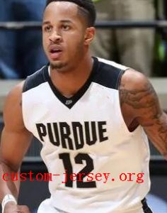 #12 Vincent Edwards purdue basketball jersey black,white
