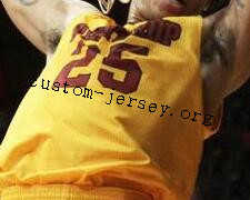#25 Josh Ferguson Winthrop  jersey black,white,yellow