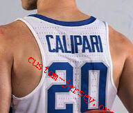 #20 Brad Calipari Kentucky jersey blue,white