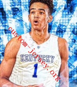 #1 Sacha Killeya-Jones Kentucky jersey blue,white