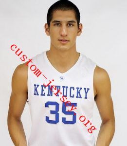 #35 Derek Willis Kentucky jersey blue ,white