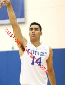 #14 Tai Wynyard Kentucky jersey blue,white