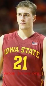 #21 Matt Thomas iowa state jersey red,white,yellow