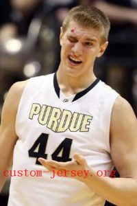 #44 isaac haas purdue basketball jersey black,white