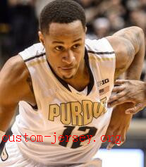 #12 Vincent Edwards purdue basketball jersey black,white