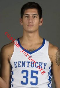 #35 Derek Willis Kentucky jersey blue ,white