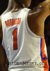 #1 Devin Robinson florida jersey blue,white