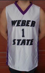 DAMIAN LILLARD Weber State basketball jersey