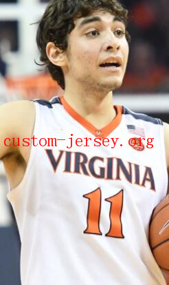 11 Ty Jerome Virginia Cavaliers Jersey Navy Blue And White Custom 